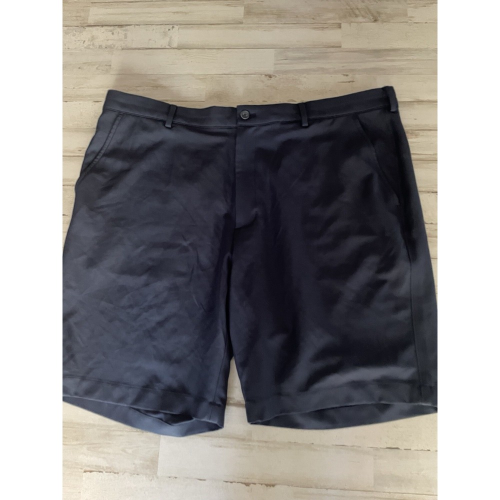 Mens Greg Norman Performance  Shorts Sz 40 Navy‎ Blue Golf